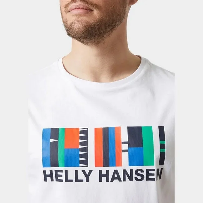 Camiseta Helly Hansen Blanca Hombre