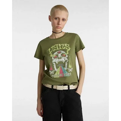 Camiseta Vans Verde Logo...