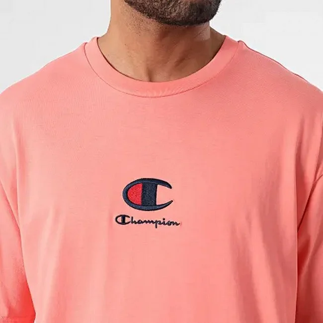 Camiseta Champion Rosa Hombre