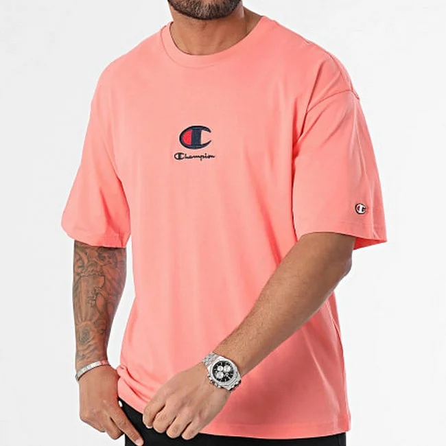 Camiseta Champion Rosa Hombre