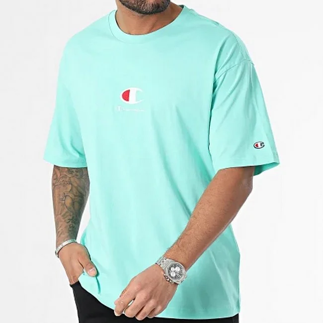 Camiseta Champion Turquesa Hombre