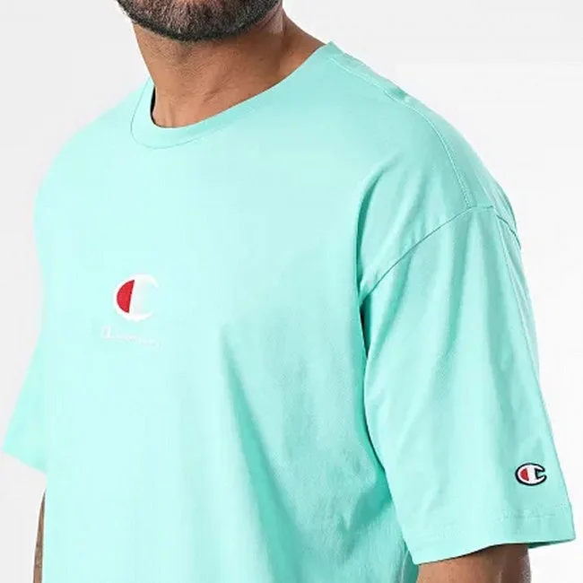 Camiseta Champion Turquesa Hombre