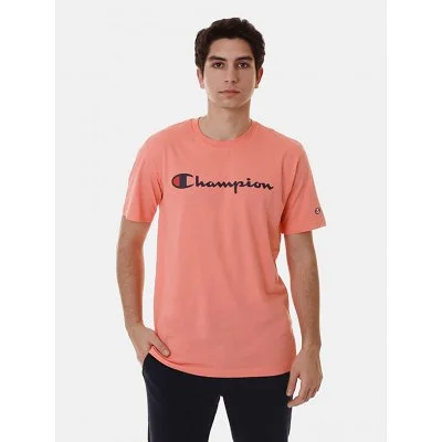 Camiseta Champion Rosa Logo...