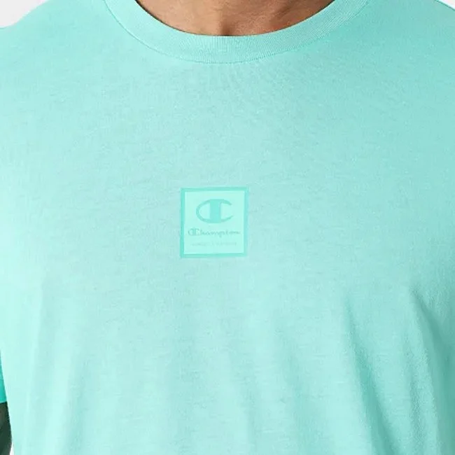 Camiseta Champion Turquesa Hombre