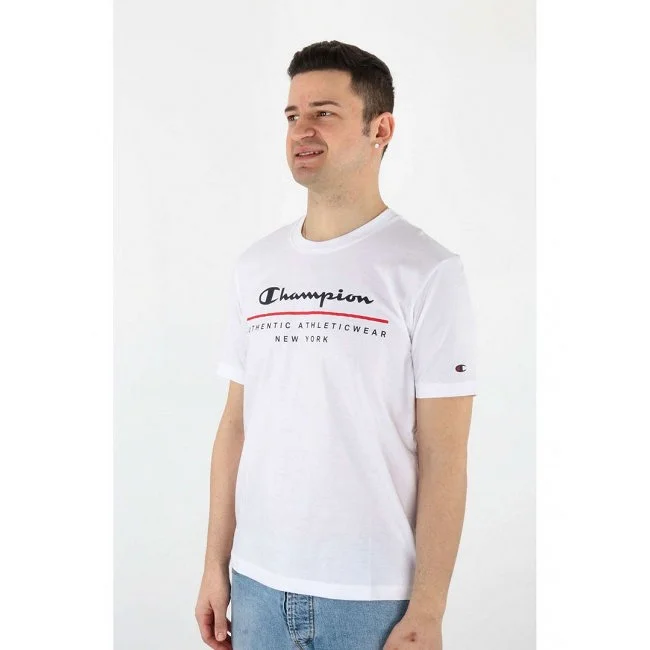 Camiseta Champion Blanca Hombre