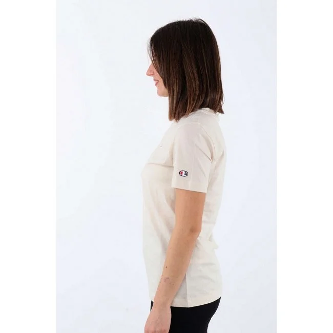 Camiseta Champion Beige Mujer