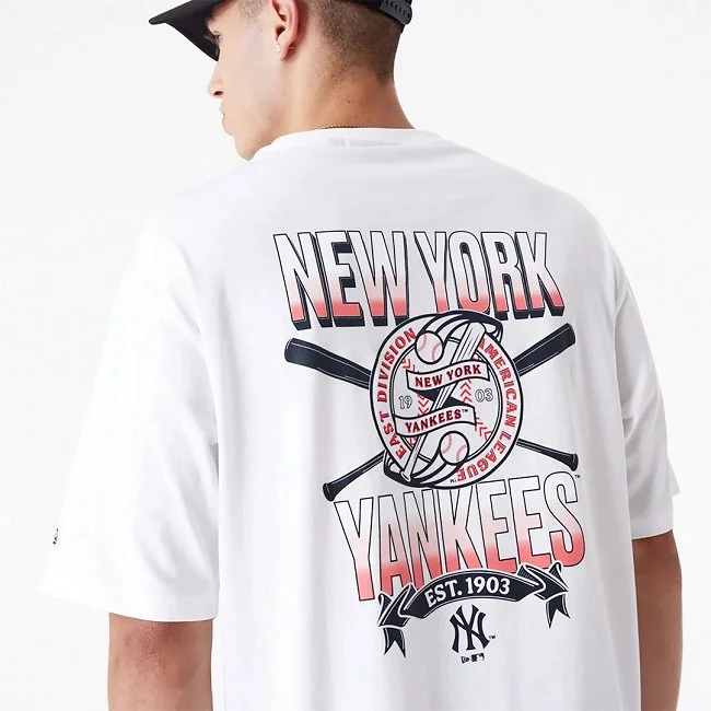 Camiseta New Era Blanca Hombre Camiseta New Era Blanca Hombre