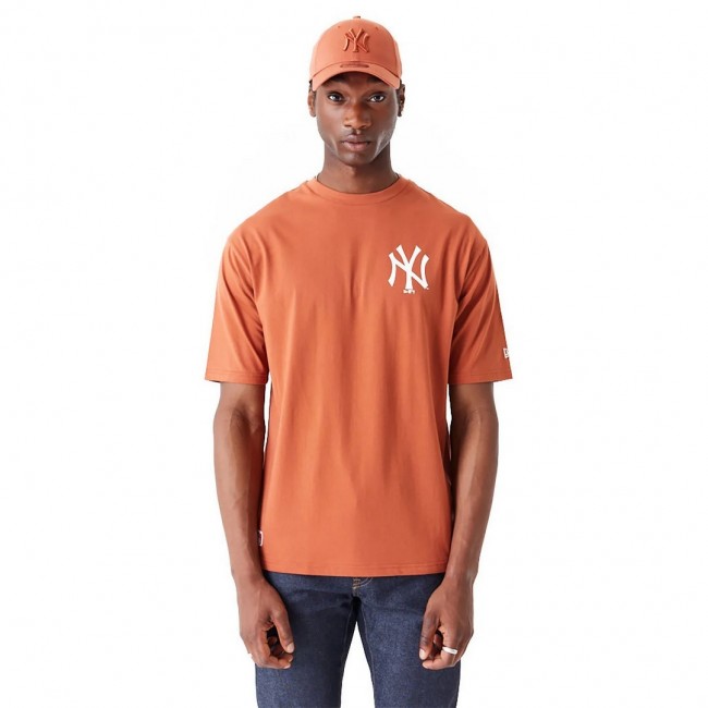 Camiseta New Era Naranja Logo Frontal
