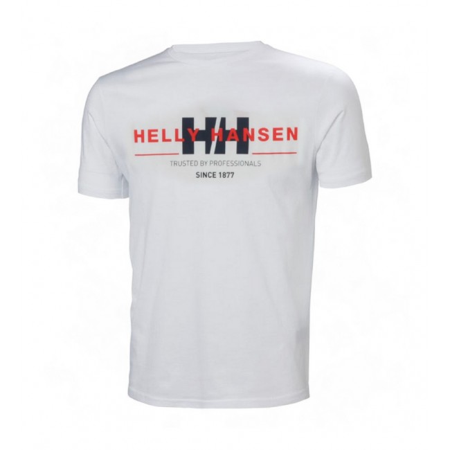 Camiseta Helly Hansen Blanca Logo...