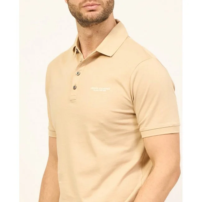 Polo Armani Exchange Beige Hombre