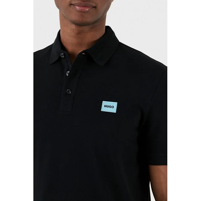 Polo Hugo Hombre Negro