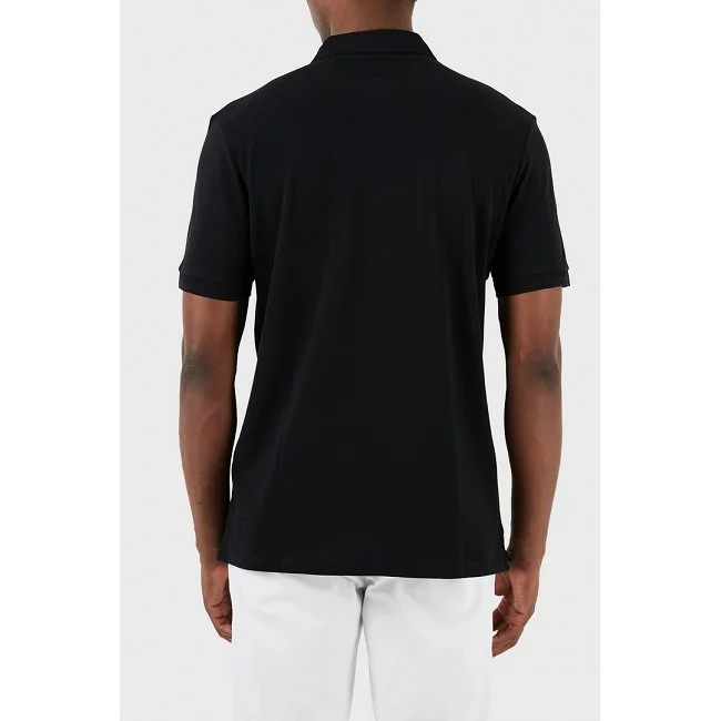 Polo Hugo Hombre Negro