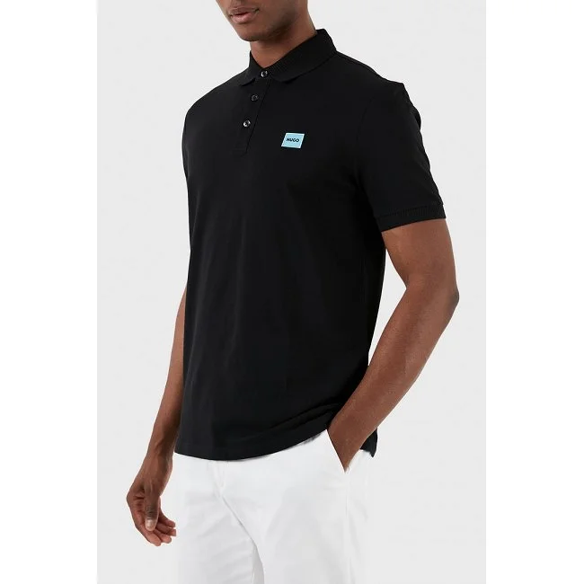 Polo Hugo Hombre Negro