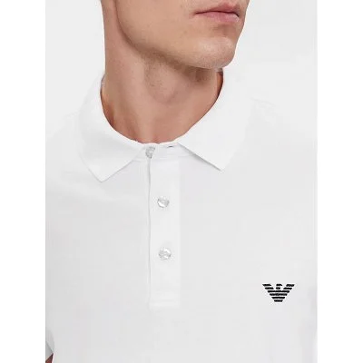 Polo Armani Hombre Blanco 2