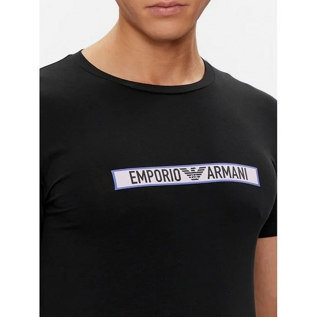 Camiseta Armani Negra Hombre