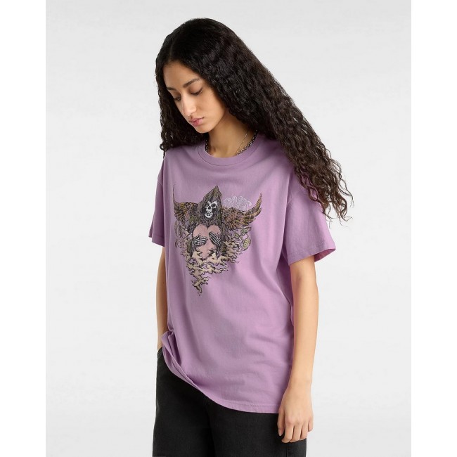 Camiseta Vans Mujer Lila Ecool