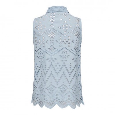 Camisa ONLY Mujer Azul 2