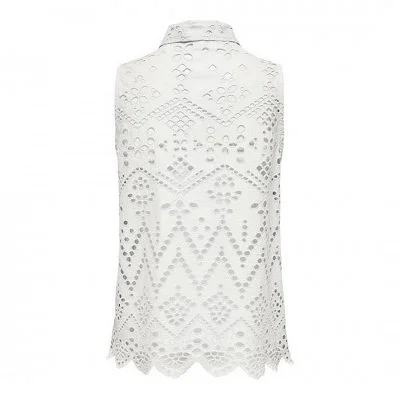 Camisa ONLY Mujer Blanca 2