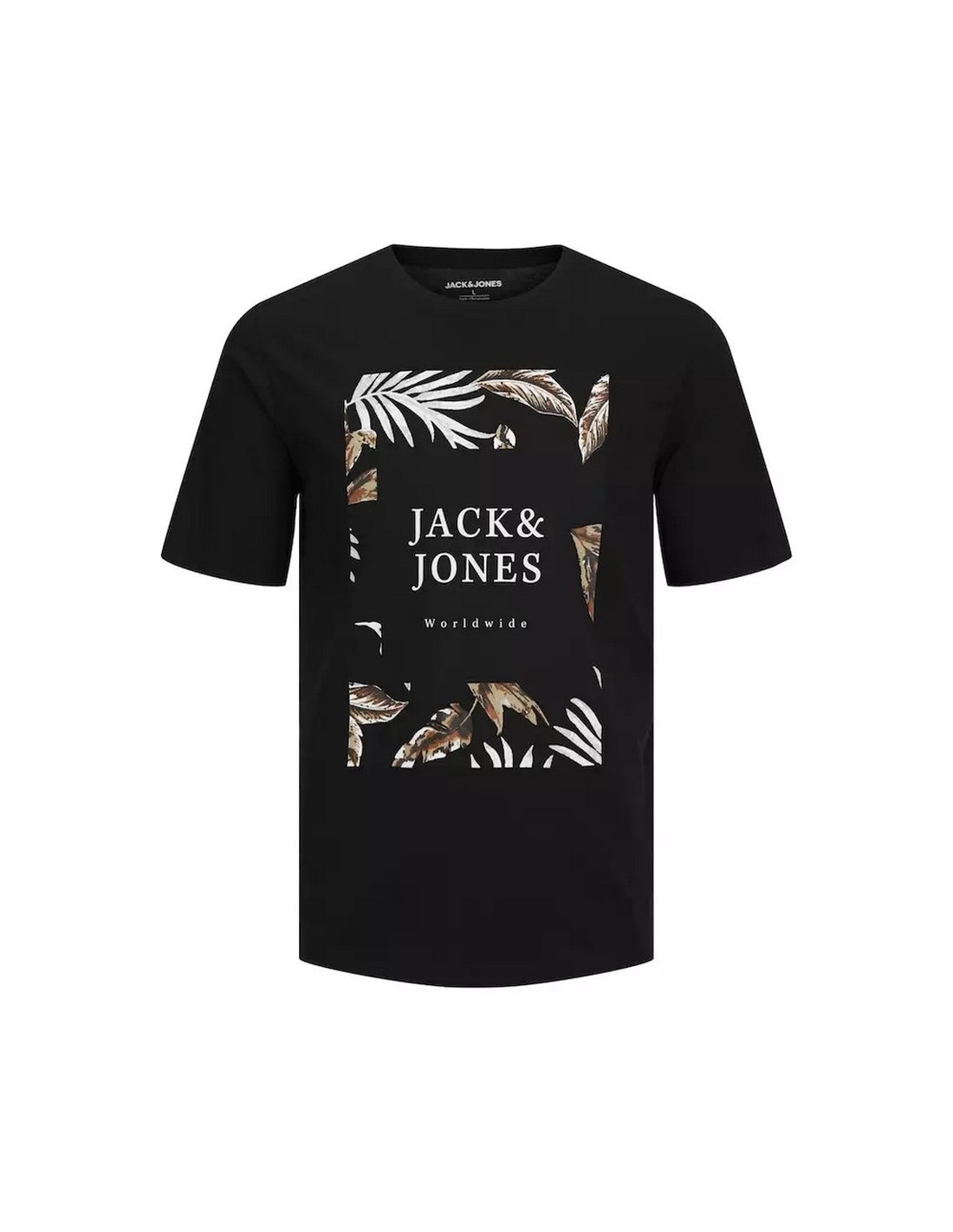 Camiseta Jack Jones Hombre Negra Ecool