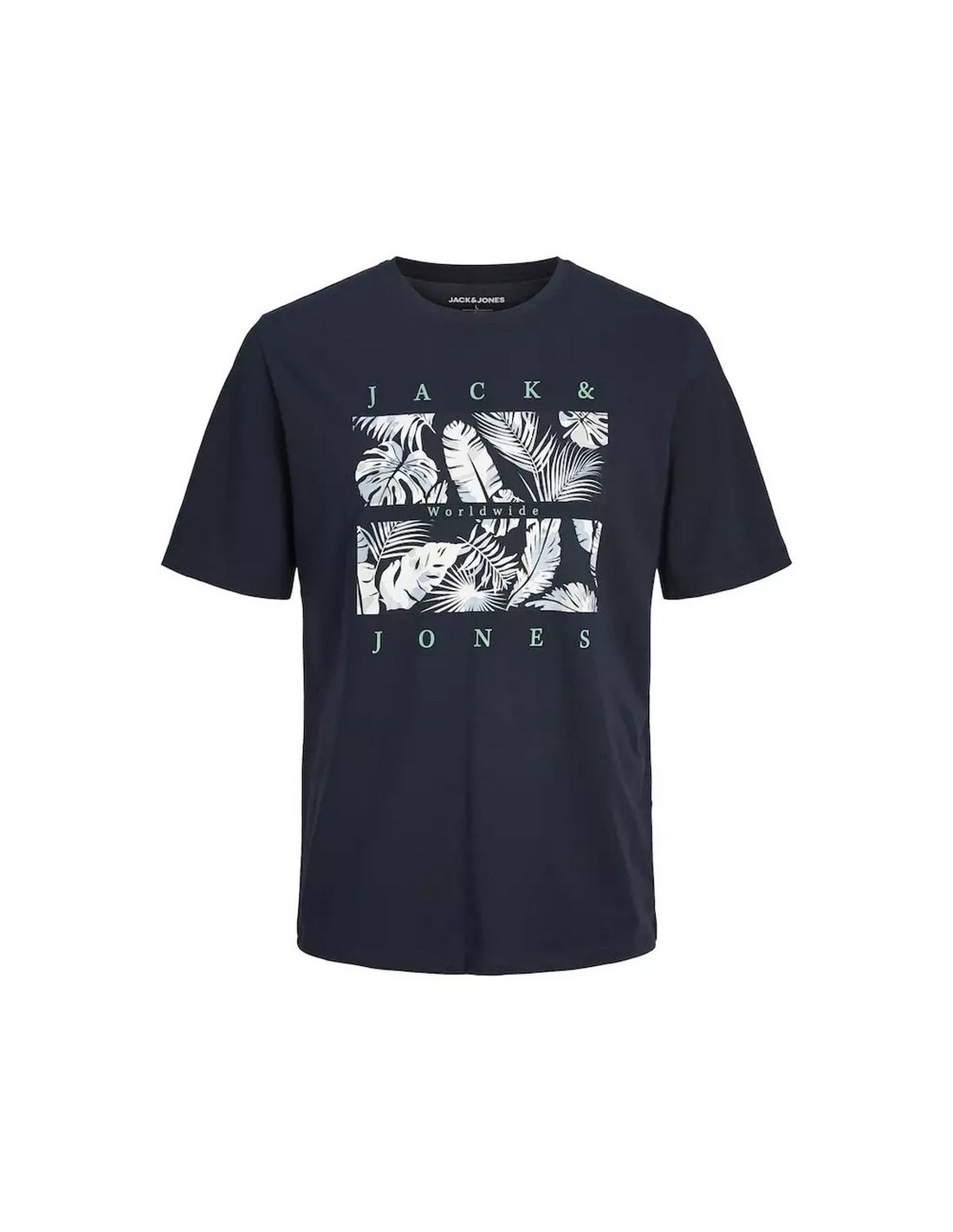 Camiseta Jack Jones Hombre Azul Marino Ecool