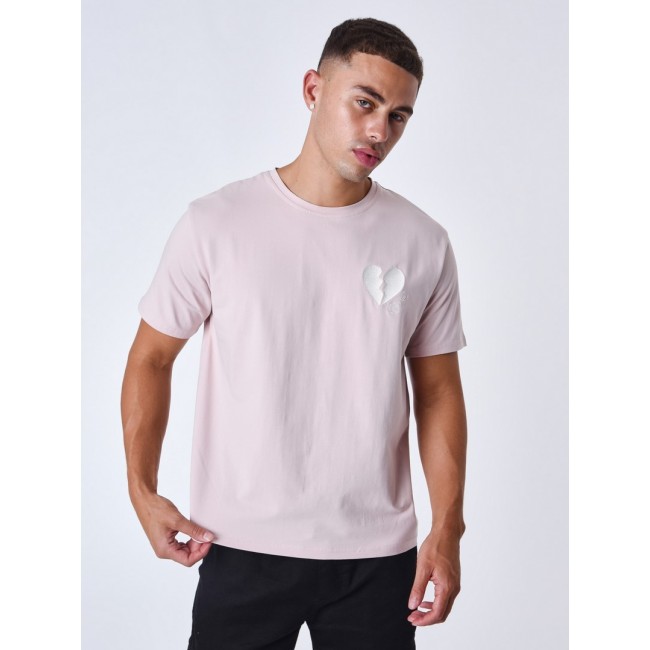 Camiseta Project X Paris Hombre Rosa