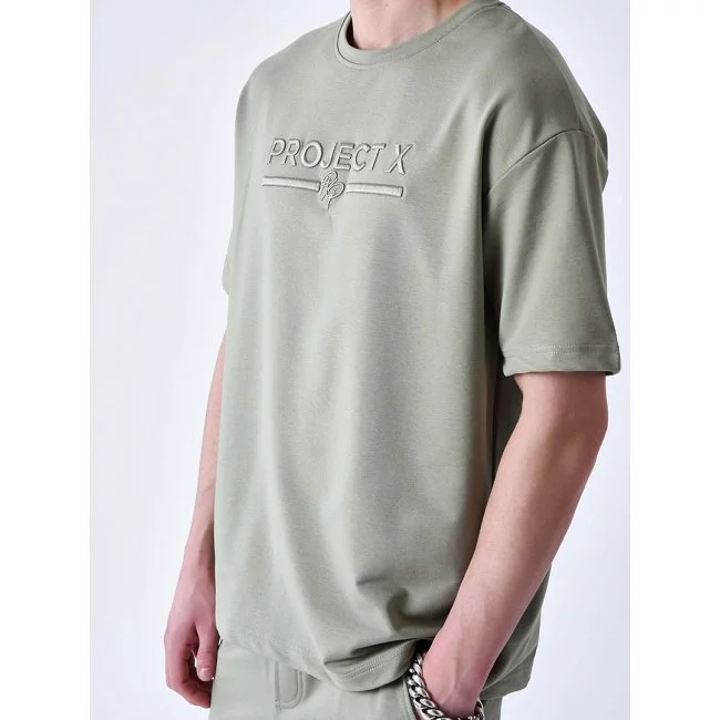 Camiseta Project X Paris Kaki Hombre Camiseta Project X Paris Kaki Hombre