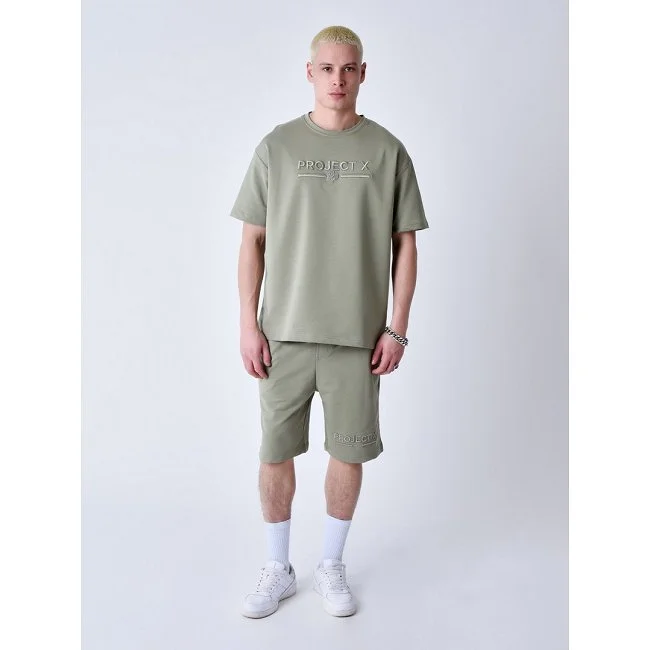 Camiseta Project X Paris Kaki Hombre Camiseta Project X Paris Kaki Hombre