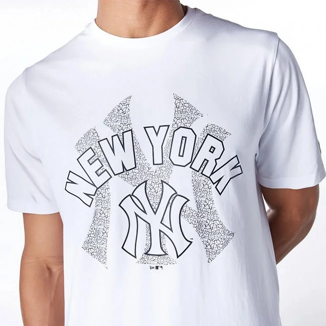 Camiseta New Era Blanca Hombre