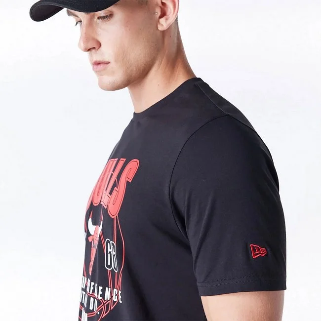 Camiseta New Era Hombre Negra Camiseta New Era Hombre Negra