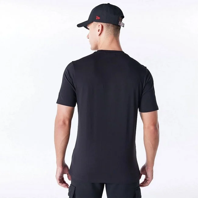 Camiseta New Era Hombre Negra Camiseta New Era Hombre Negra