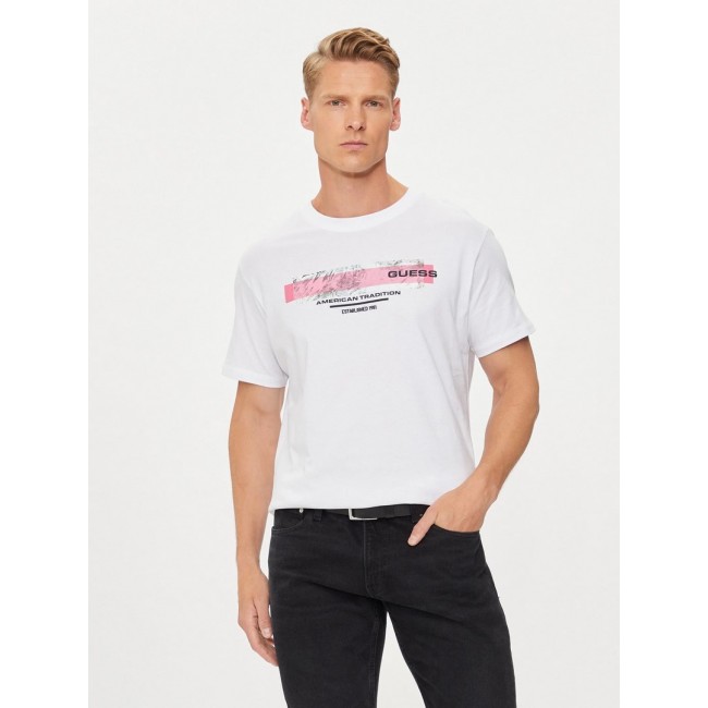 Camiseta Guess Hombre Blanca