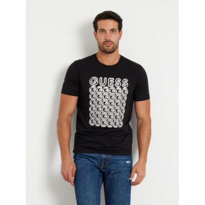 Camiseta Guess Hombre Negra 2