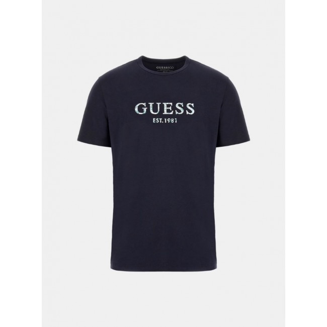 Camiseta Guess Hombre Azul Marino