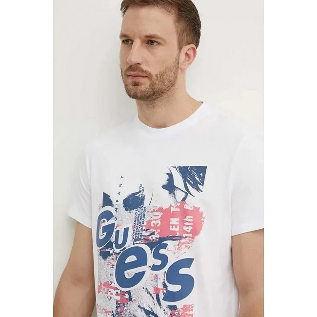 Camiseta Guess Hombre Multicolor Camiseta Guess Hombre Multicolor