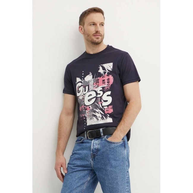 Camiseta Guess Hombre Multicolor