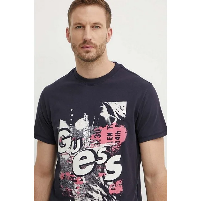 Camiseta Guess Hombre Multicolor