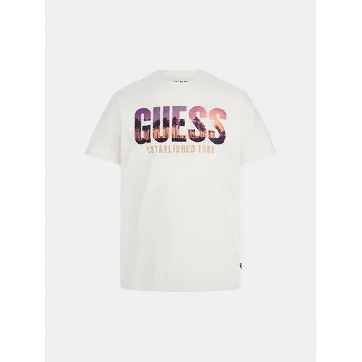 Camiseta Guess Hombre Blanca