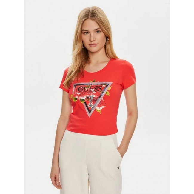 Camiseta Guess Mujer Roja