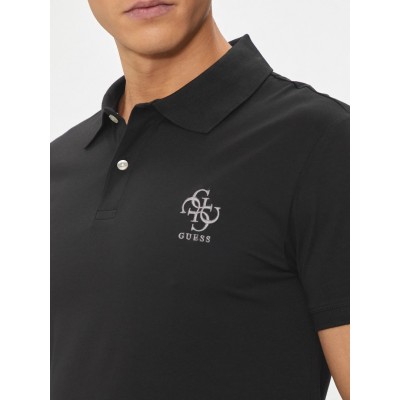 Polo Guess Hombre Negro 2