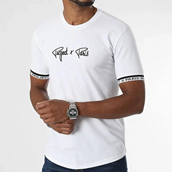 Camiseta Project x Paris Blanca Hombre