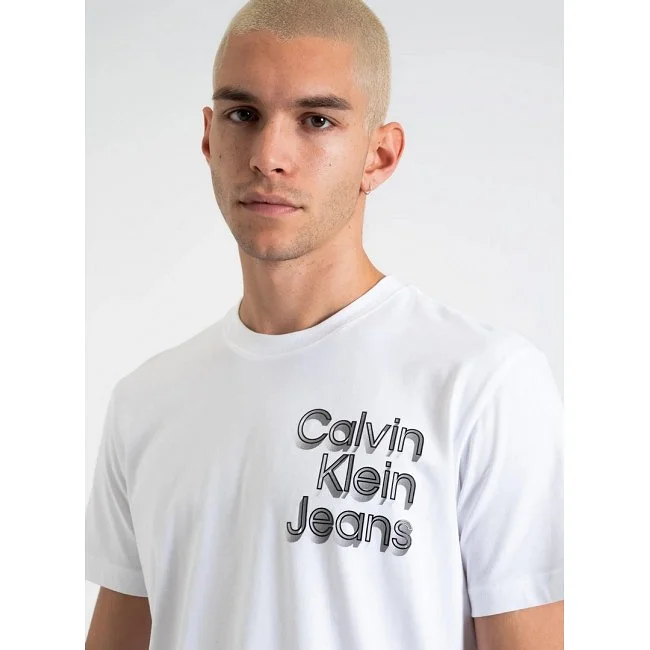 Camiseta Calvin Klein Blanca Hombre