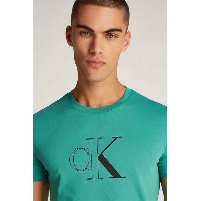 Camiseta Calvin Klein Verde Hombre