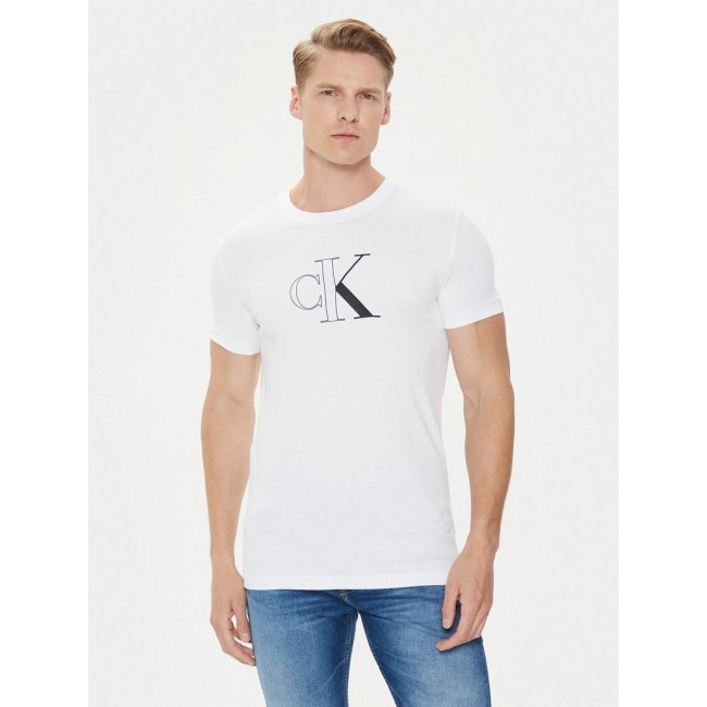 Camiseta Calvin Klein Hombre Blanca