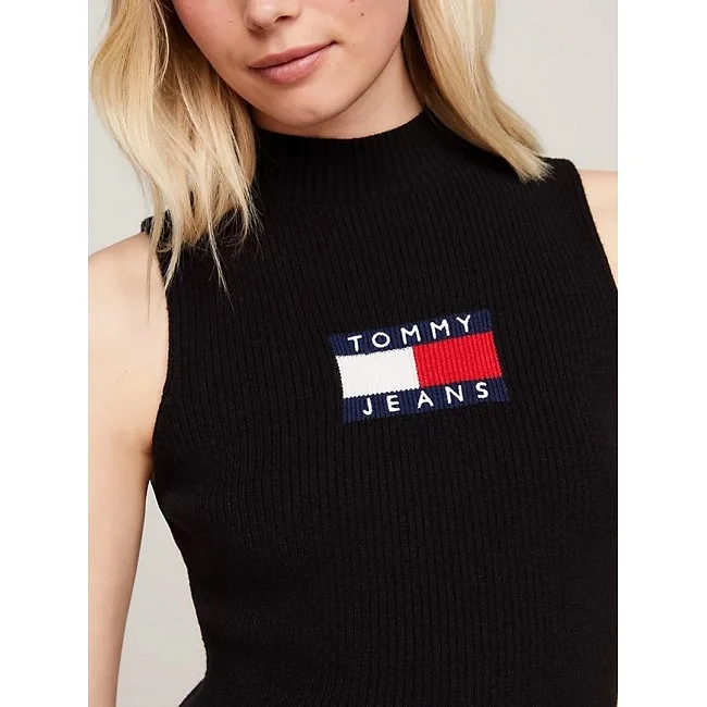 Vestido Tommy Hilfiger Negro Mujer