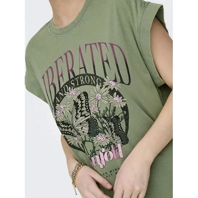 Vestido ONLY Mujer Verde 2