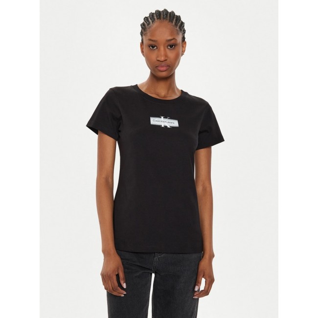 Camiseta Calvin Klein Mujer Negra