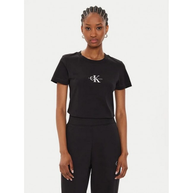 Camiseta Calvin Klein Mujer Negra