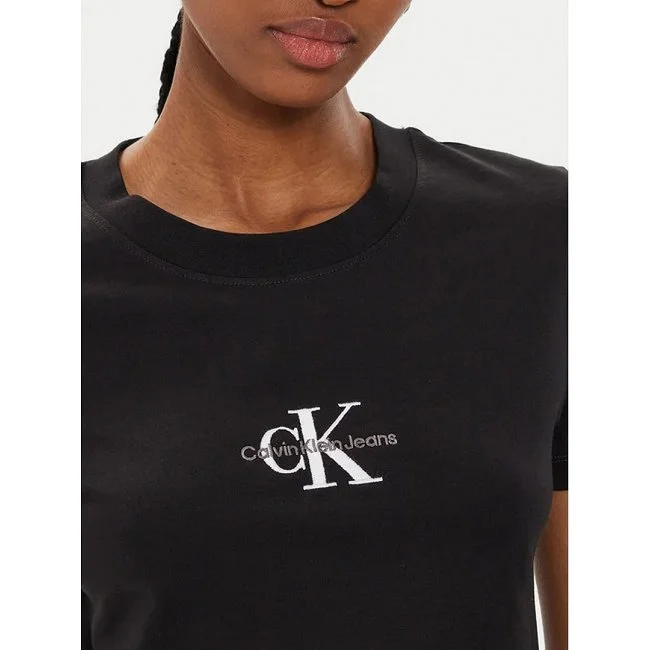 Camiseta Calvin Klein Negra Mujer