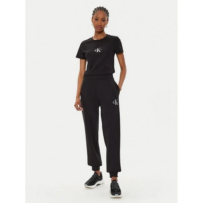 Camiseta Calvin Klein Negra Mujer