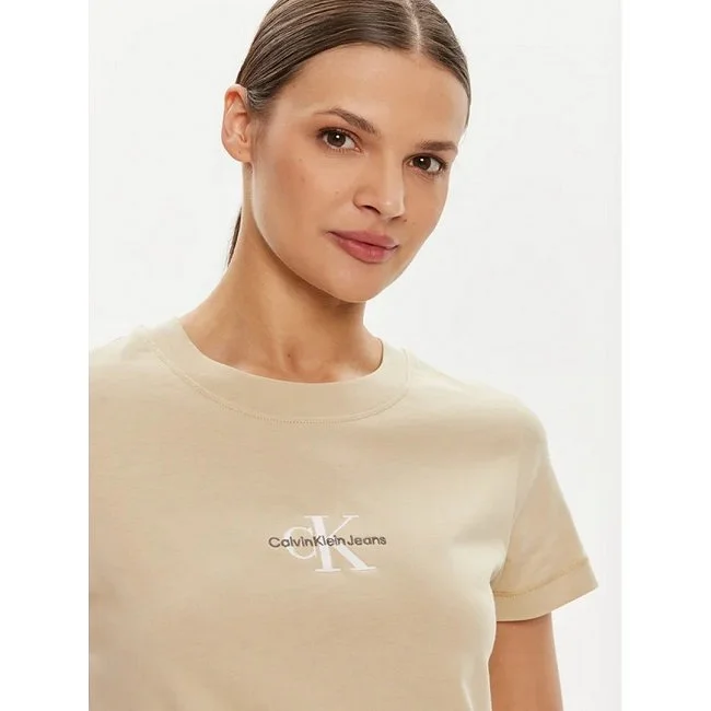 Camiseta Calvin Klein Beige Mujer